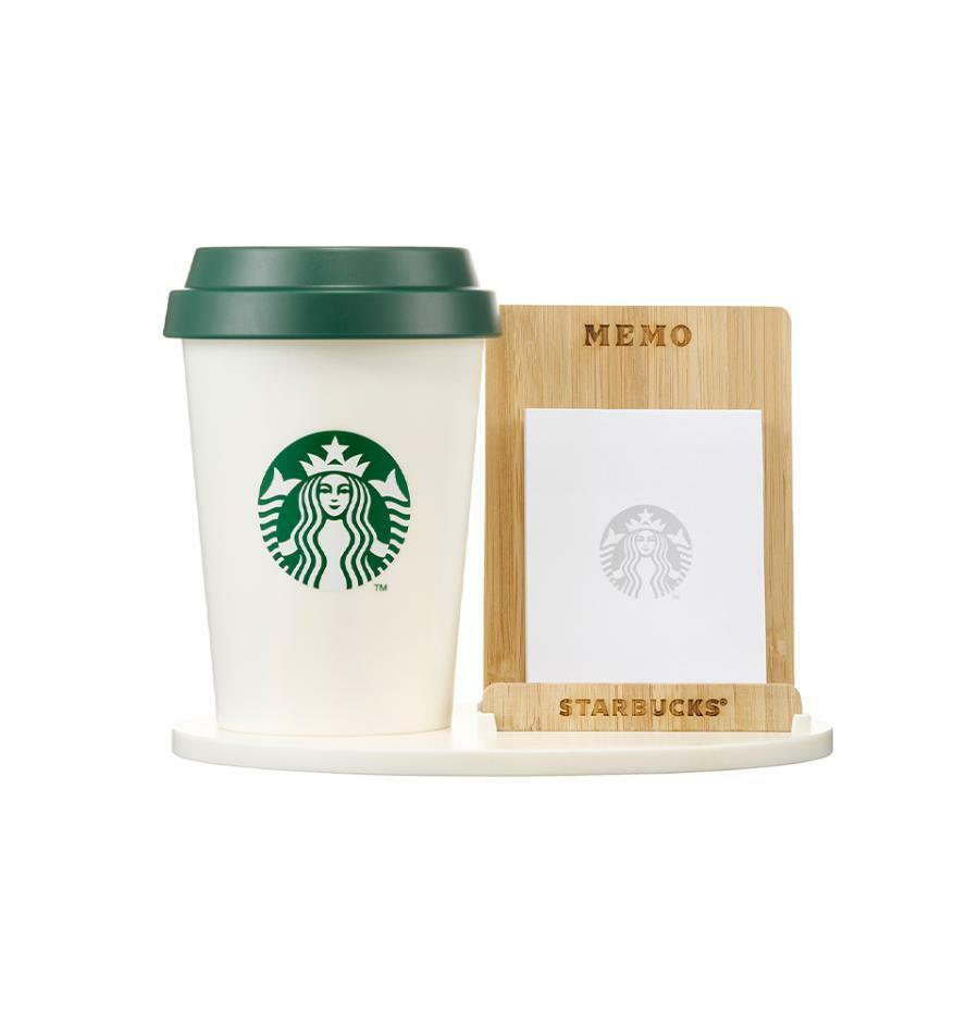 Starbucks Korea 2021 Forest Midnight Ceramic Canister Wood Lid Limited Edition 