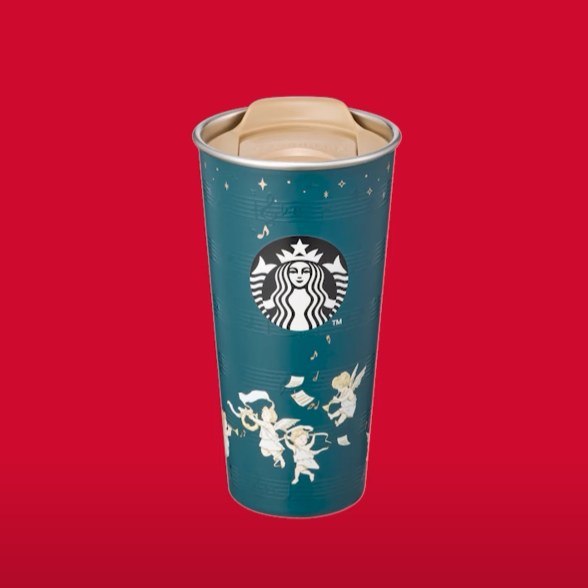 2Styles Starbucks Glass Cup w/ Wood Lid Tumbler Double Wall Coffee Mug  Korea NEW