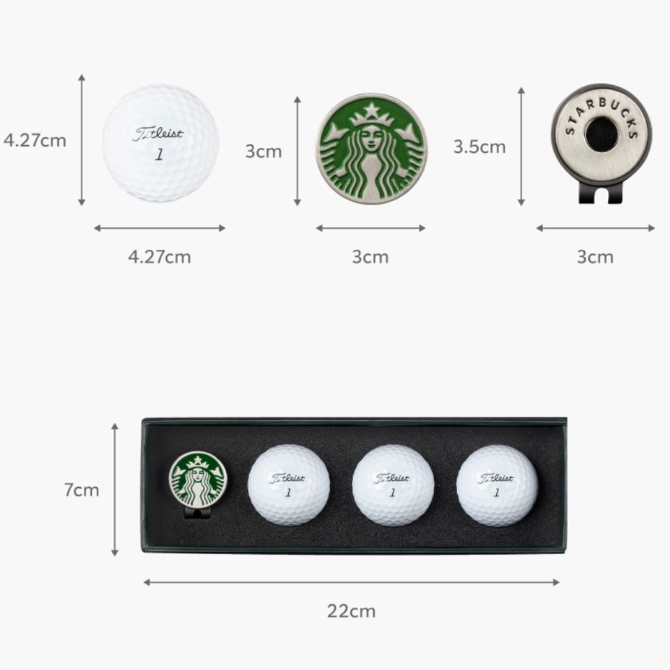 Buddy Black Golf Ball 3pc & Marker 1pc Set - In Use
