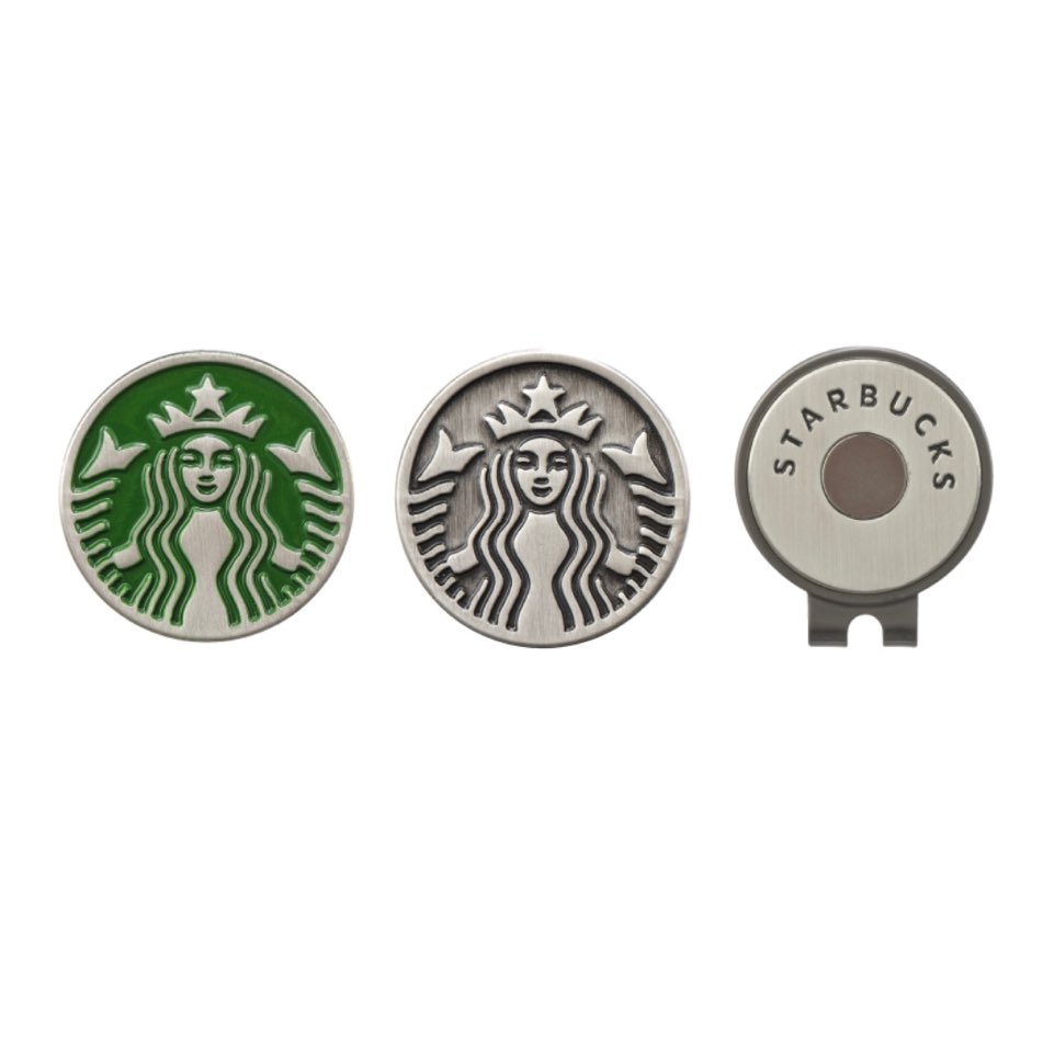 Buddy Golf Green & Silver Marker Set