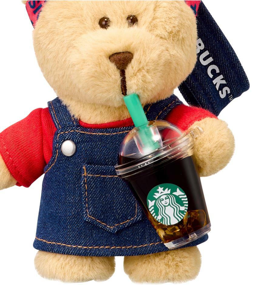 ウォッシュドデニム Bearista キーチェーン - ディープブルー detail 3