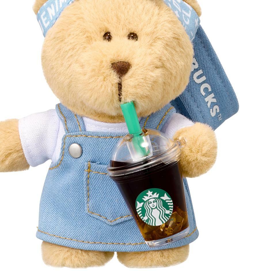 ウォッシュドデニム Bearista キーチェーン - ライトブルー detail 3
